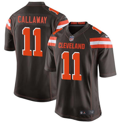 

Youth Football Jersey Cleveland Browns Antonio Callaway Brown Player Game Jersey
