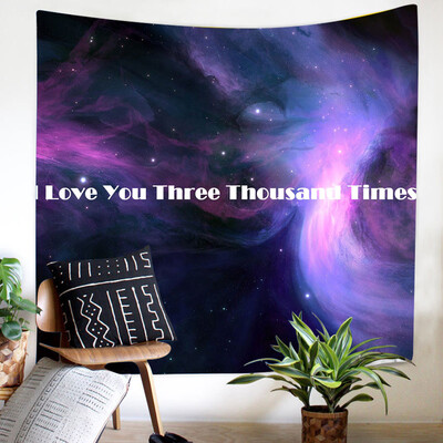 

Gobestart Colorful Print Tapestry Art Room Starry Sky Wall Hanging Tapestry Art Nature