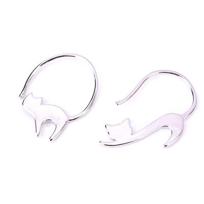 

Cute Cat Small Kitten Stud Earrings for Women