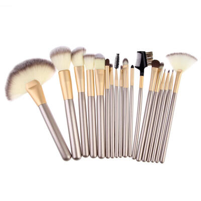 

Professional Cosmetic Makeup Powder Blush Brush Set With Leather Bag