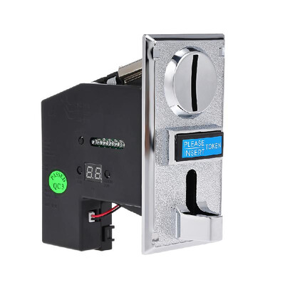 

Multi Coin Acceptor Electronic Advanced Front Entry CPU Coin Selector For Vending Machines Arcade Machines Ticket Redemption