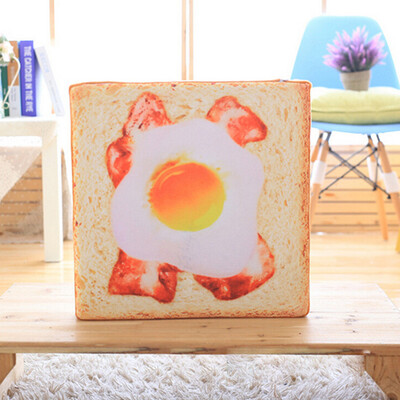 

Toponeto Toast Bread Slice Cushion Simulation Cat Pet Mat Cat Toy Pet Supplies