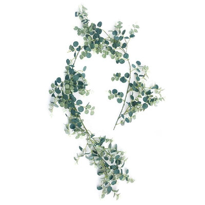 

Christmas Artificial Hanging Vines Natural Artificial Plants Leaves Flower Rose Wall Door Realistic Fake Garland Leaves Spring Le