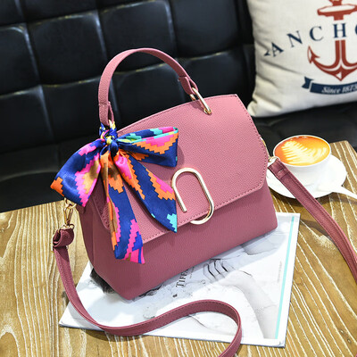 

Women Bag 2017 New Fashion Female Bags with Ribbons Messenger Bags Shoulder Bag Free Shipping