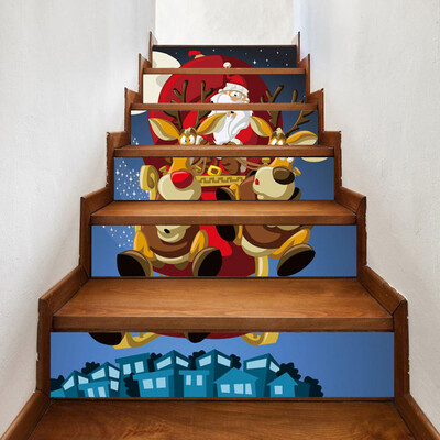 

Siaonvr Christmas Decoration Stair Stickers Christmas Stairs Stickers Wall Stickers