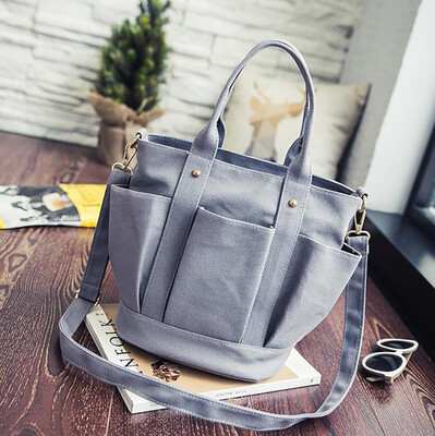 

Tailored Foreign Trade Women Bag Lantern Type Duogon Canvas Bbag Handbag Tote Bag WH
