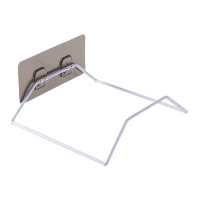 

Bathroom Wall Mounted Towel Basin Holders Kitchen Wall Punch-free Storage Rack
