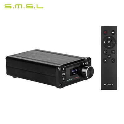 

SMSL SA-50 PLUS Digital Audio Amplifier Music Player Support Memory Card USB Optical Fiber AUX Input with Wireless Remote and