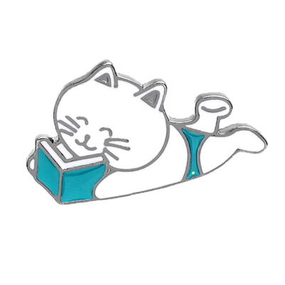 

Cat Brooch Cartoon Cute Kitten Coat Bag Enamel Pin Badge Kid Jewelry Gift