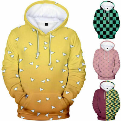 

Demon Slayer Kimetsu no Yaiba Characters Cosplay Kimono Haori Unisex Hoodie Coat