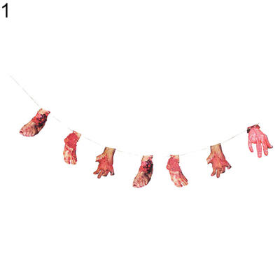 

Horrible Halloween Party Haunted House Hanging Garland Pennant Banner Decoration