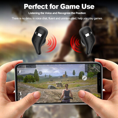 

A2 True Wireless Bluetooth 50 Headphones Invisible Mini Earphones In-ear Stereo Music Headsets Hands-free w Dual Mic Charging Bo