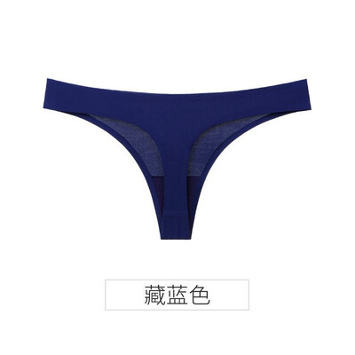 

Seamless cotton underwear&underpants with leopard print T-shaped pants free of freight