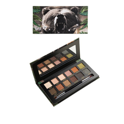 

Matte Glitter EyeShadow 12 Color Eyeshadow Palette Diamond Shimmer Eye Primer Eye Shadow Powder with Eyeshadow Brush