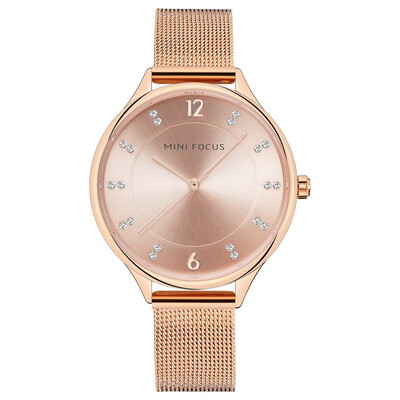 

BOFUTE Womens Watches Business Watch Simple Japanese Movement Waterproof Metal Mesh Strap 0045L