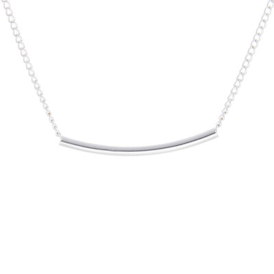 

Fashion Jewelry Balance Tube Bar Necklace