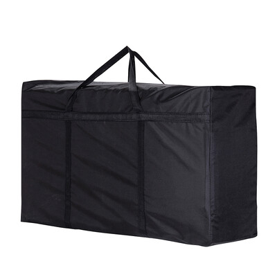 

Reinforced Oxford cloth thick waterproof moving bag luggage storage bag packing bag medium black package 704828