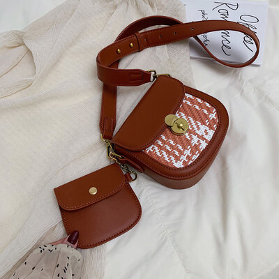 

Tailored Womens Fashion Coin Purse Composite Bag Patchwork Casual Hasp Bag Shoulder Bag