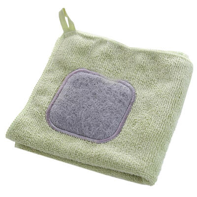 

Microfiber Scouring Pad Kitchen Absorbent Dishcloth Cleaning Cloths Towels