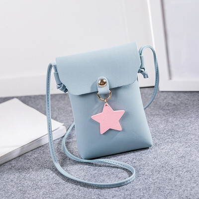 

Tailored Women Solid Star Cover Crossbody Bag Messenger Bag Shoulder Bag Phone Bag BK