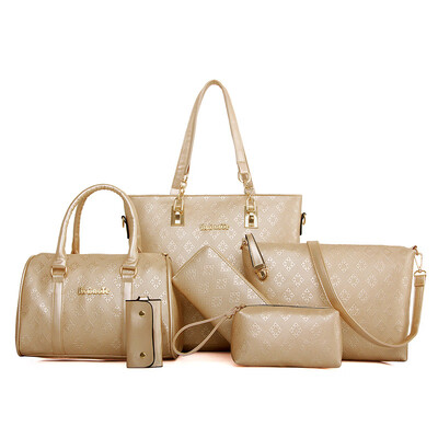 

DD171527 Rhomge Embossing Women\S 6PCS Handbag