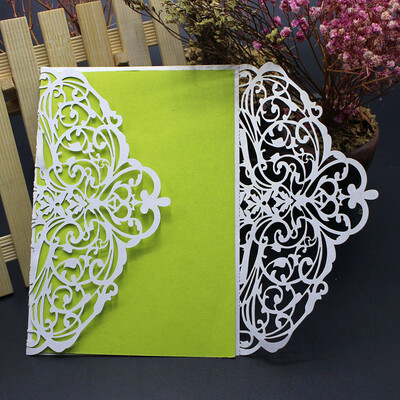

Siaonvr 10Pcs Wedding Invitation Card Kit with Envelopes Seals Personalized Printing