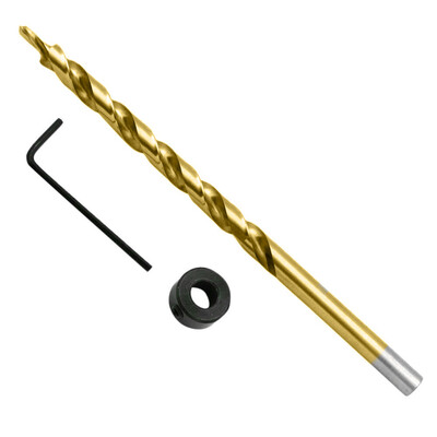 Siaonvr Pocket Hole 38 Twist Step Drill BitStop Collar Set Kreg Jig Guide