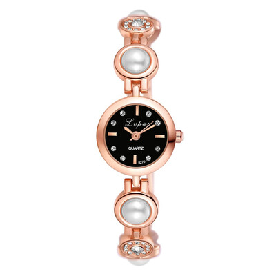 

Fashion trend ladies watch alloy elegant pearl bracelet watch wholesale