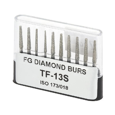 

10pcs Dental Diamond Burs Drill Dental Burs for High Speed Handpiece Tooth Whitening Polishing Drill Bits Dentist Tools