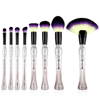 

Toponeto 8Pcs Pro Makeup Brushes Set Foundation Powder Eyeshadow Eyeliner Lip Brush Tool