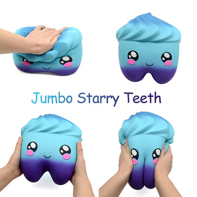 

Gotoamei Jumbo Stary Tooth Stress Reliever Scented Super Slow Rising Squeeze Toys
