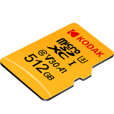 

Kodak Micro SD Card 512GB TF Card U3 A1 V30 Memory Card 100MBs Reading Speed 4K Video Record