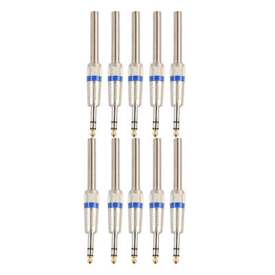 

10pcs 635mm Stereo Amplifier Microphone Plug Jack Stereo Audio Connector