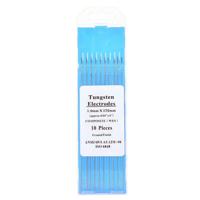 

Greensen 10 pcs Purple Composite Tungsten Electrode Head Tungsten Needle TIG Tungsten Rod 10175mm