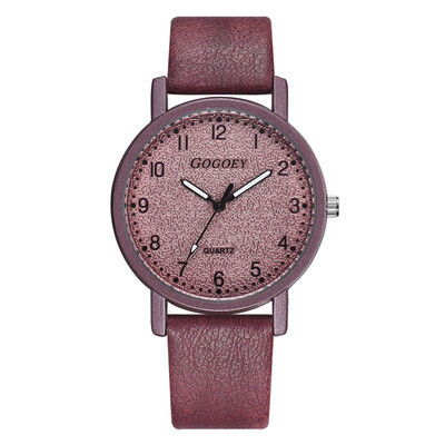 

Retro series ladies wild quartz watch fashion PU belt female student gift