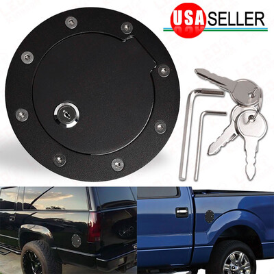 

For 1999-2011 Super Duty F250 Fuel Gas Tank Door Cap WLock Key