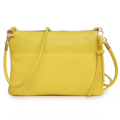 

Womens Clutch Bag Simple PU Leather Crossbody Bags Enveloped Shaped Small Messenger Shoulder Bag Female YJ