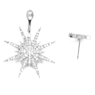 

New Creative Women Fashion Jewelry Earring Star Diamond Octagonal Earrings