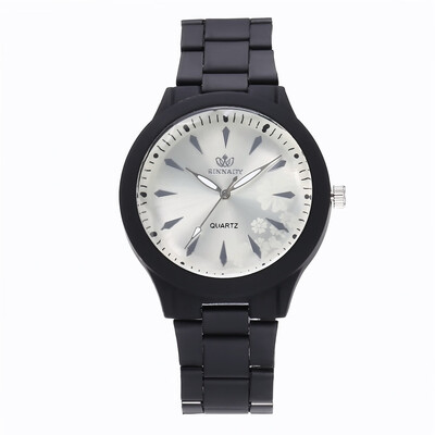

New fashion mens alloy steel belt wrist watch female