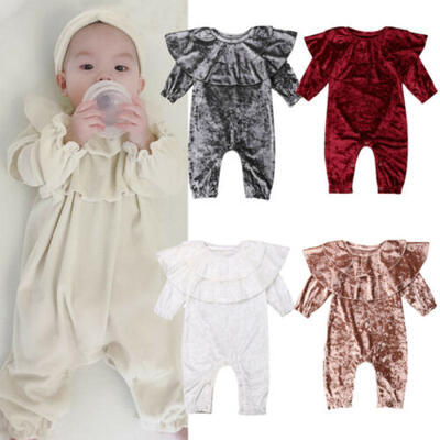 

Infant Baby Kids Boys Girls Romper Jumpsuit BodysuitHeadband Outfits 2PCS Set