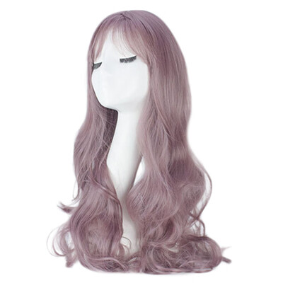 

Gobestart Multi-color Optional Long Loose Wavy Syntheic Wig Curly Full Natural Hair Wigs