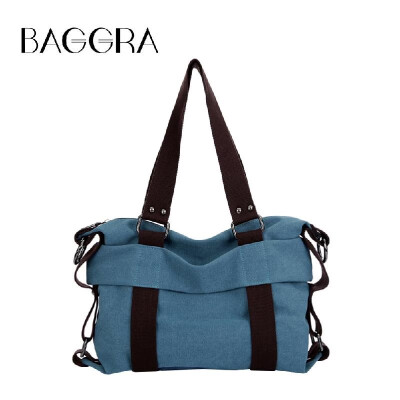 

Women Canvas Crossbody Bag Handbag Contrast Splicing Zipper Multi-Pocket Large Capacity Shoulder Tote Bag