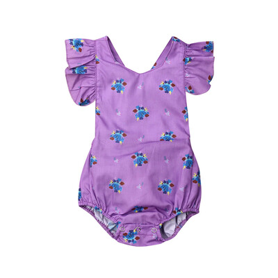 

Summer Newborn Baby Girl Ruffle Romper Bodysuit Jumpsuit Outfit Clothes