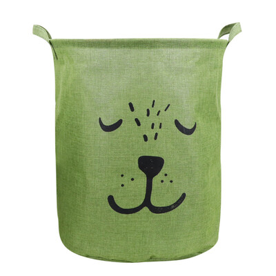 

〖Follure〗Waterproof Canvas Laundry Clothes Basket Storage Basket Folding Storage Box