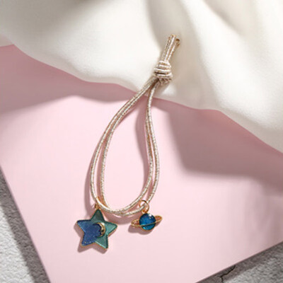 

Women Elegant AndDesign Trendy Hair Accessories Sweet Cute Hair Ring Star Rope Head Simple High Elastic Hair Rope