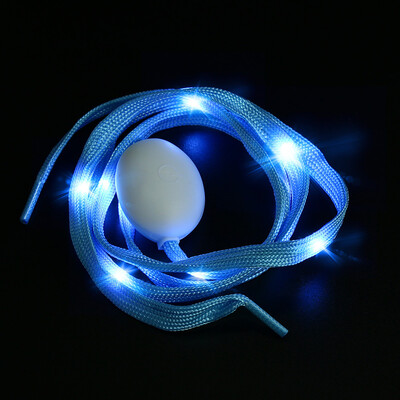 

〖Follure〗Colorful LED Change Shoelace Luminous Glow Light Up Nylon Strap Night Club Party