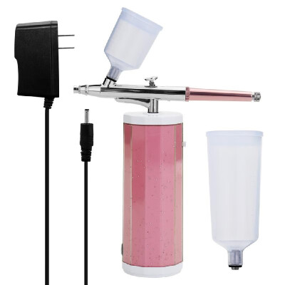 

Portable Airbrush Set Small Spray Pump Pen Set Air Compressor Kit Oxygen Inject Machine Skin Moisturizating Wrinkles Removing Devi
