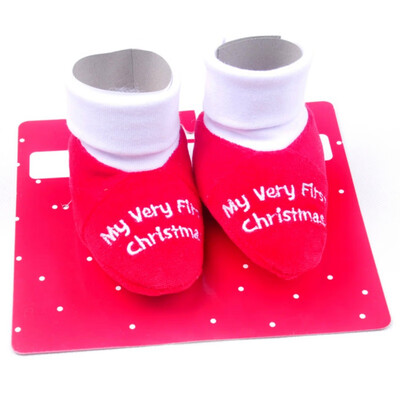 

New Fashion Baby Toddler Antislip Boots Shoes Socks Slippers Long Socks Baby Shoes Infant Boys Girls Christmas Footgear