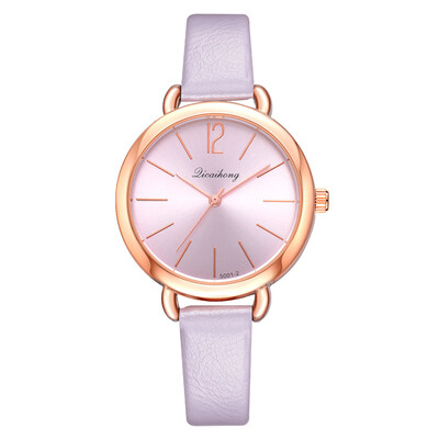 

Student fashion candy color watch belt ladies quartz watch