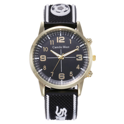 

Best selling mens sports silicone watch student casual outdoor quartz watch mens section
